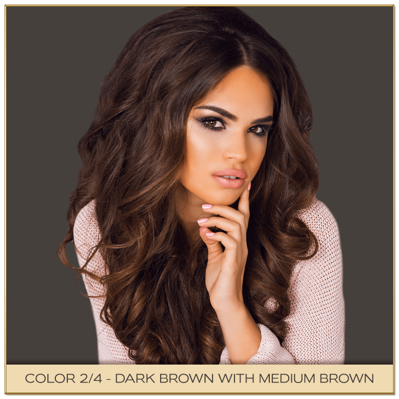 New/ 20"/ Luxury Custom-Made Wig / 200% Density / Silk Top, Full Lace