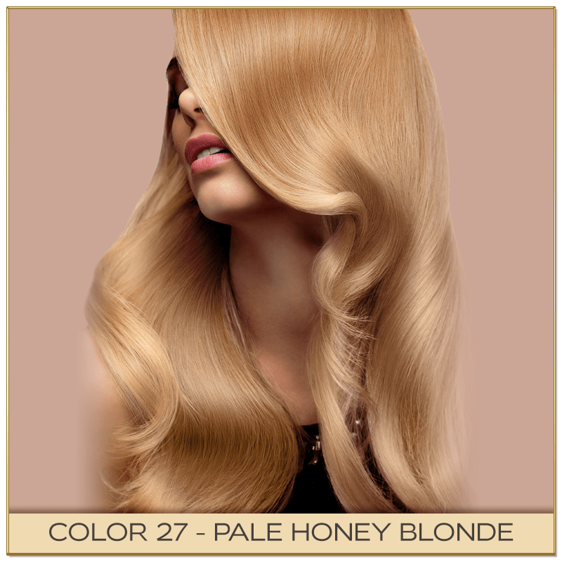 Premium Quality Clip-In Human Hair Extensions, Pale Honey Blonde, 20"/180g